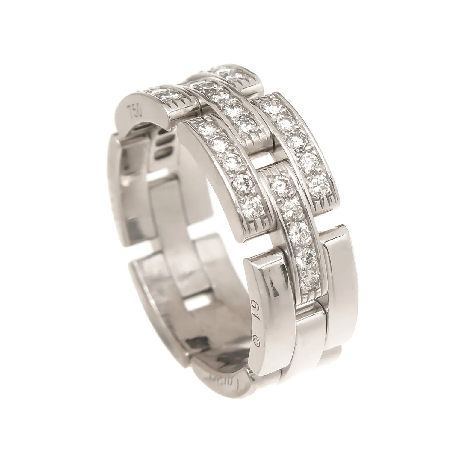 Cartier Maillon Panthere Diamond Band Ring