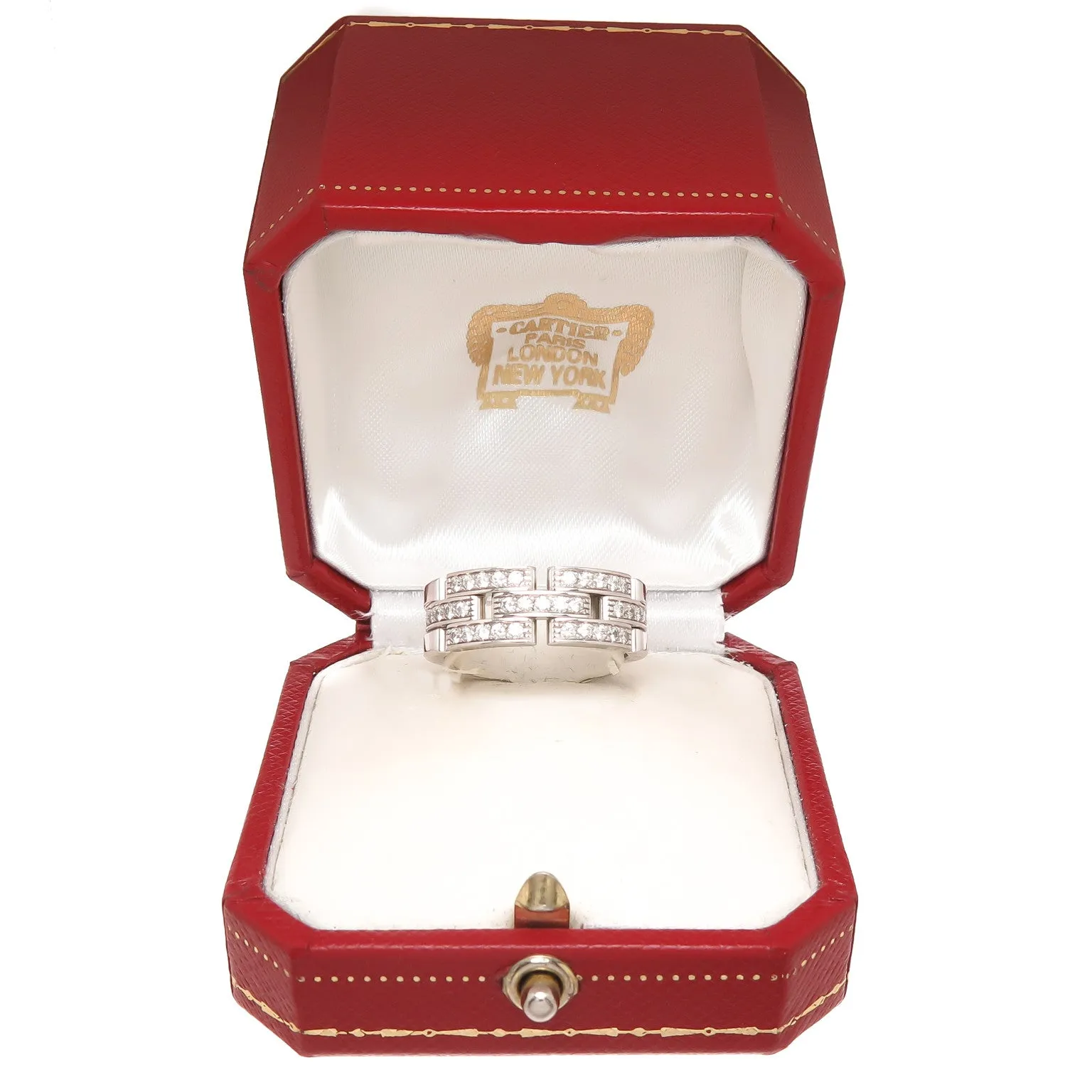 Cartier Maillon Panthere Diamond Band Ring