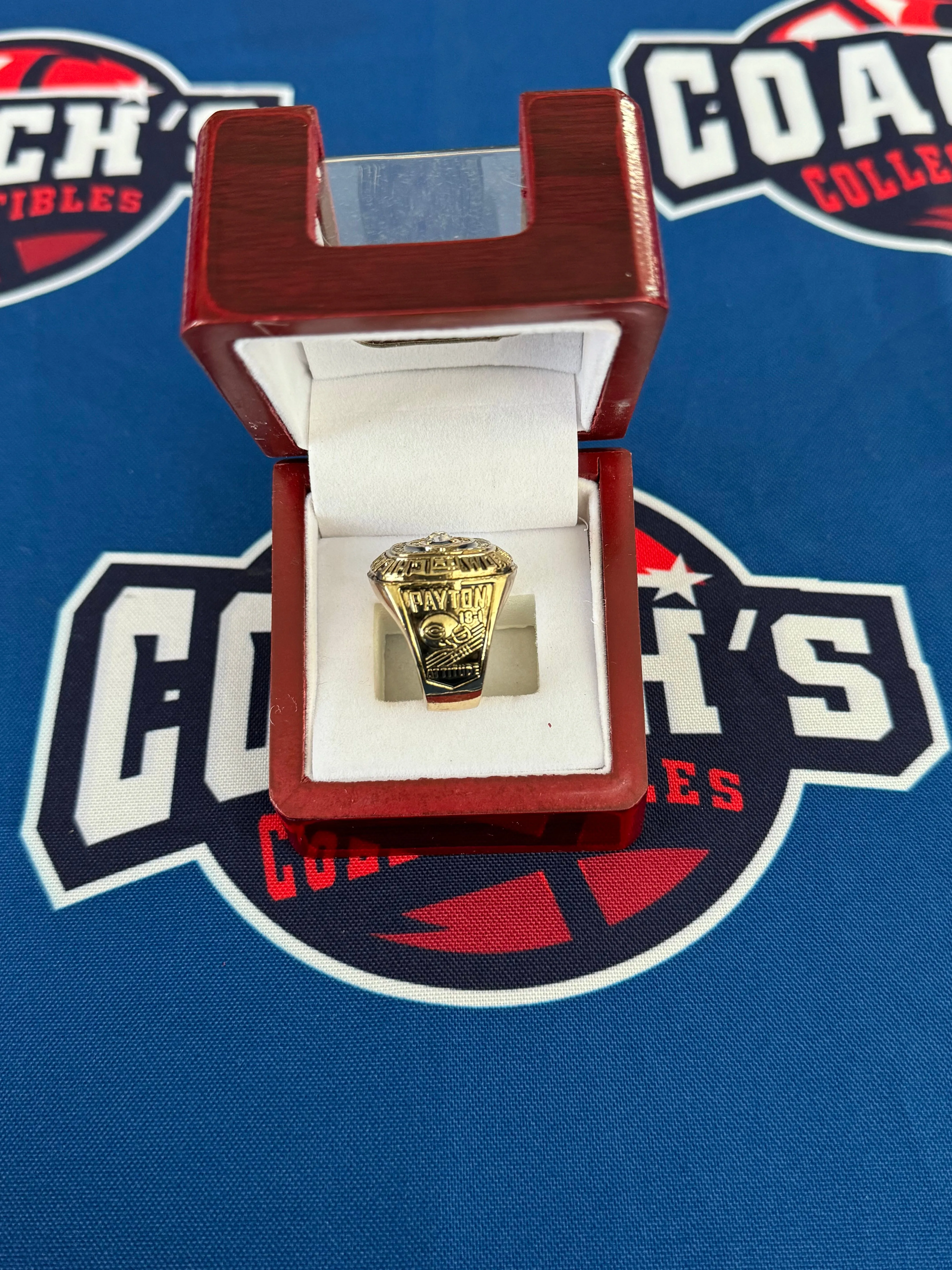 Chicago Bears Replica Super Bowl XX Ring with Display Box