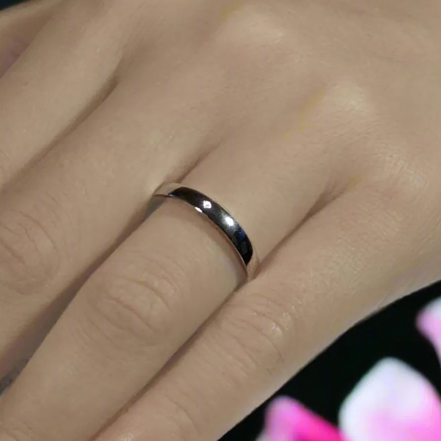 Classic Plain Wedding Band Ring