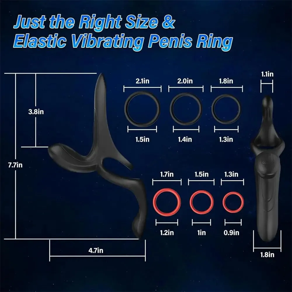 Complete Passion Love Ring Vibrating Cock Ring with 3 Motors