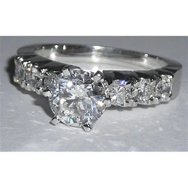 Custom Natural Earth Mined Diamond Wedding Rings