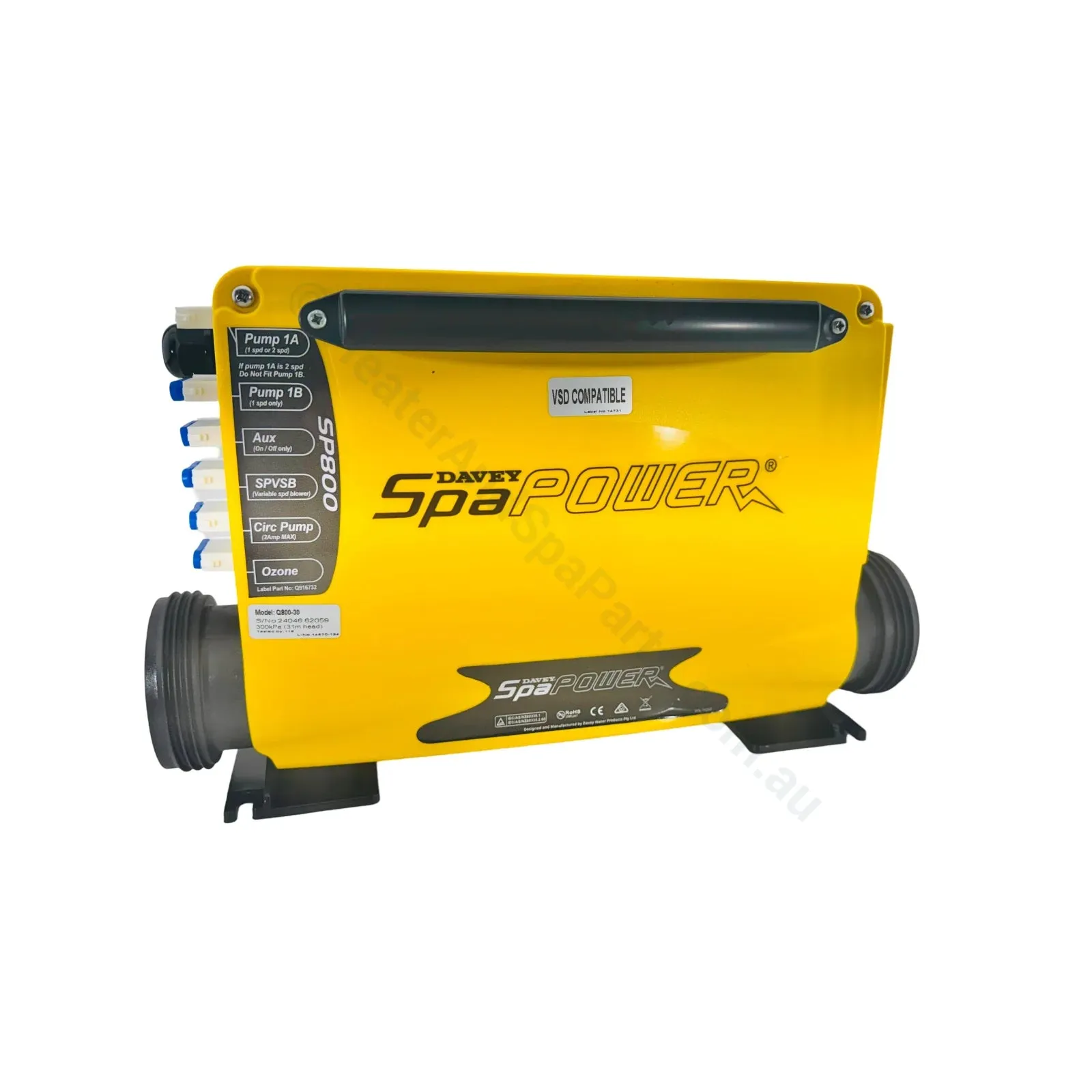 Davey Spa Power 800 SP800 Spa Controller - Box w/ Heater Only