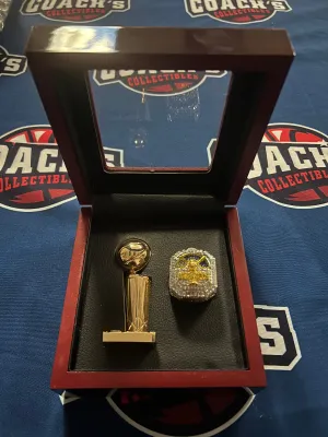 Denver Nuggets 2pc Replica NBA Championship Ring & Trophy with Display Box