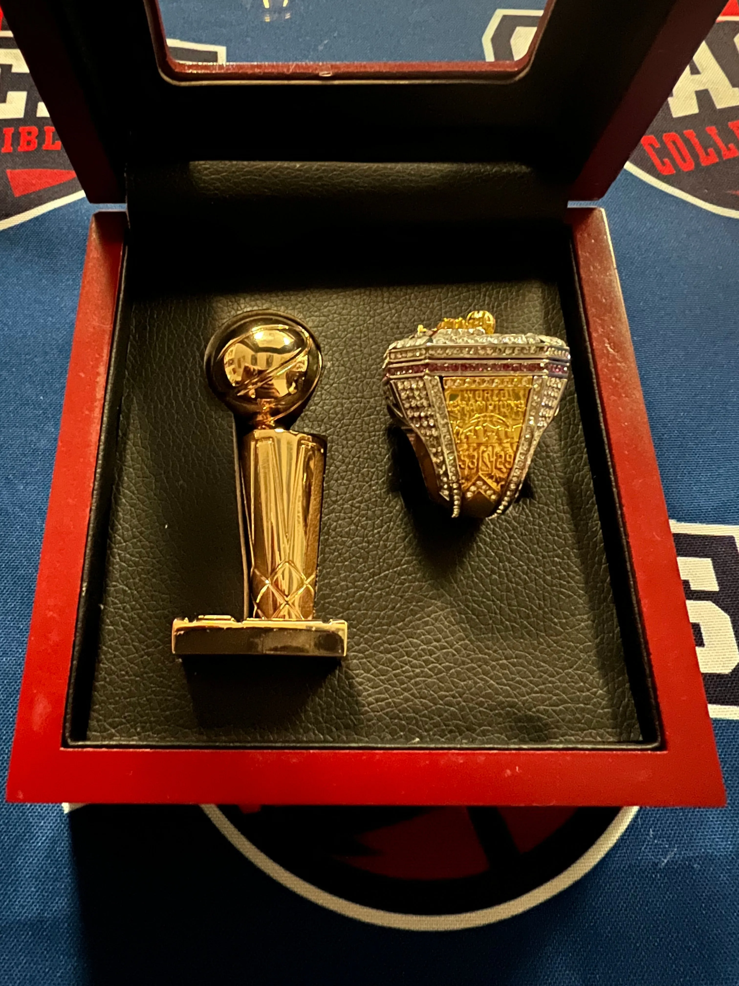 Denver Nuggets 2pc Replica NBA Championship Ring & Trophy with Display Box