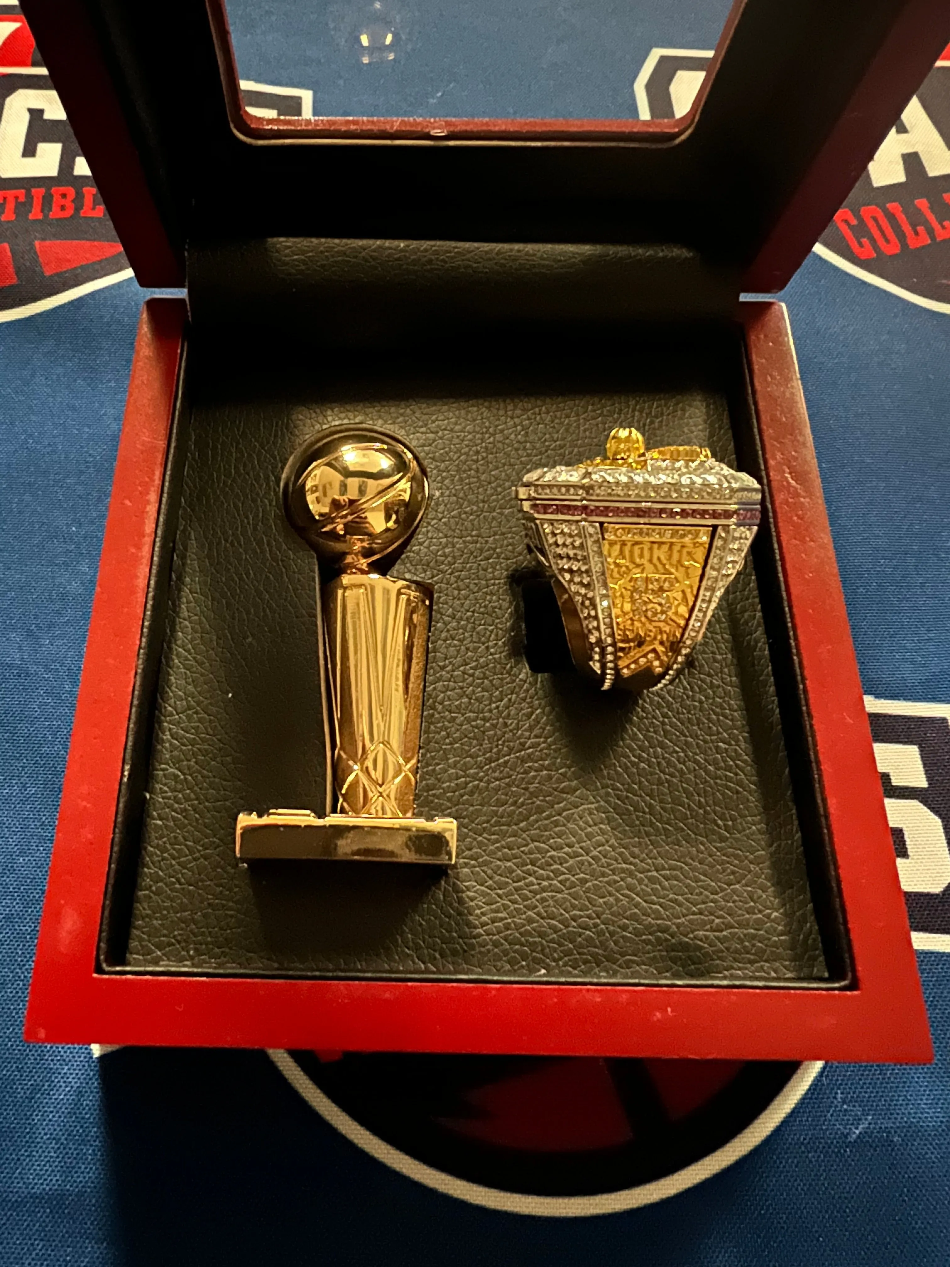 Denver Nuggets 2pc Replica NBA Championship Ring & Trophy with Display Box