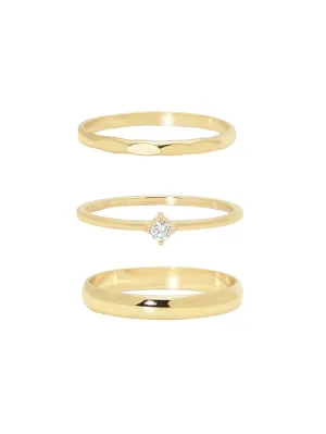 Diamond Muse Stack Ring Bundle