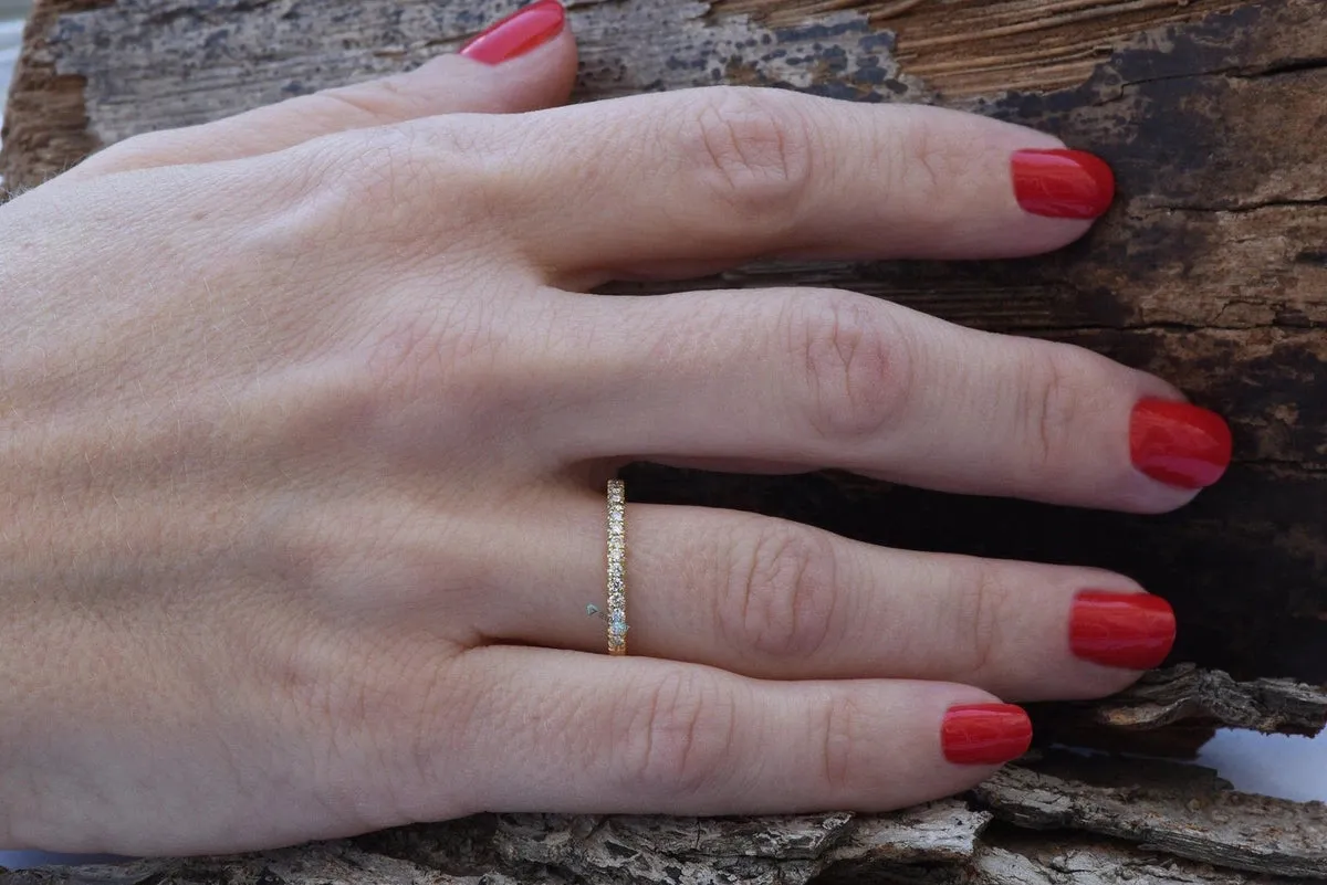 Diamond wedding band- Affordable Wedding Band