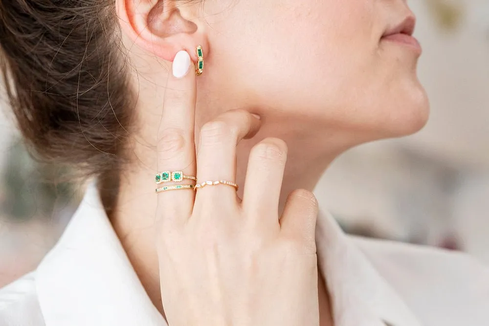 Dignity Emerald Ring