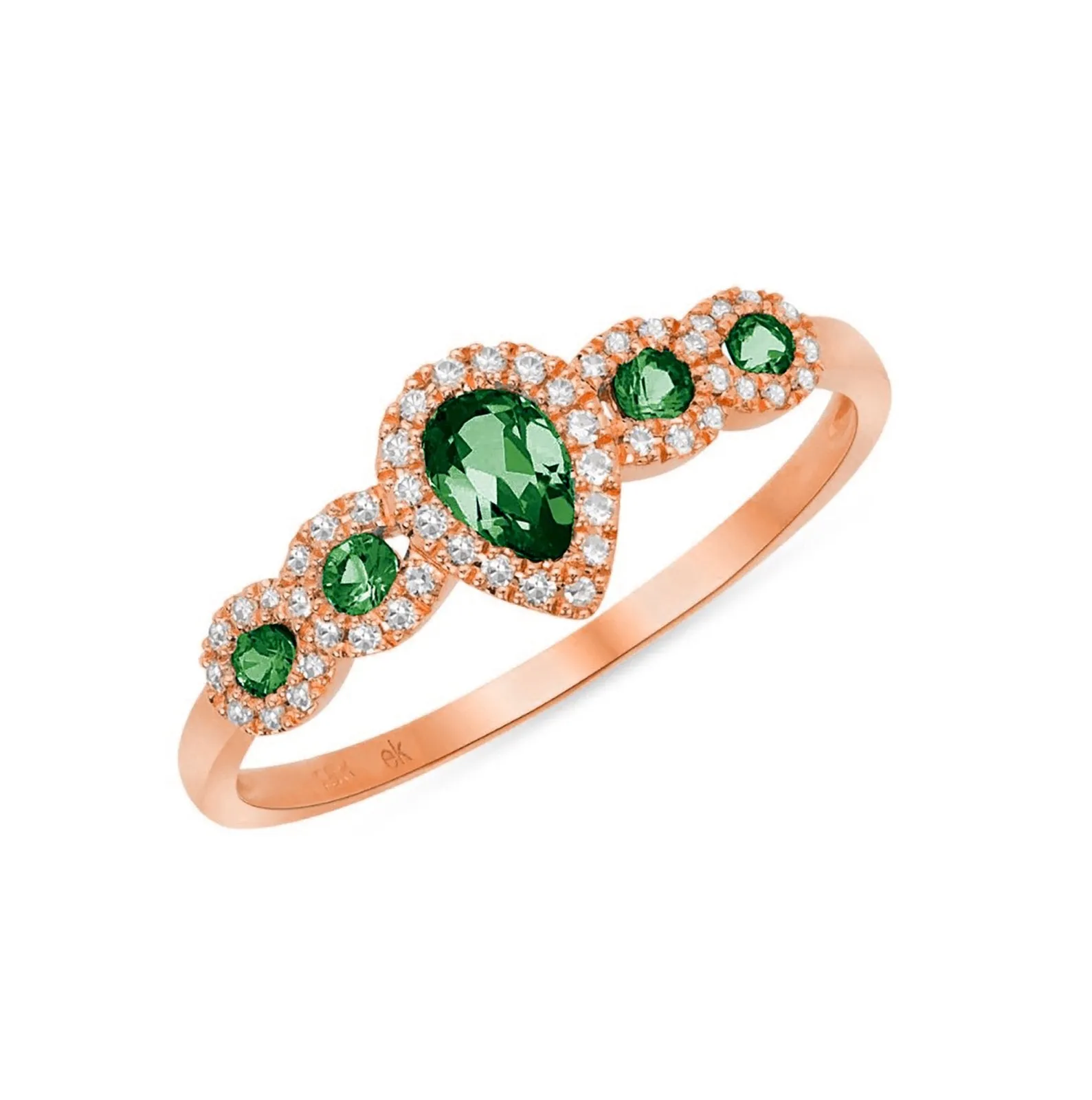 Divine Emerald Ring