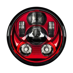 Eagle Lights 5 3/4" Generation III Red LED Projection Headlight - Color Matched