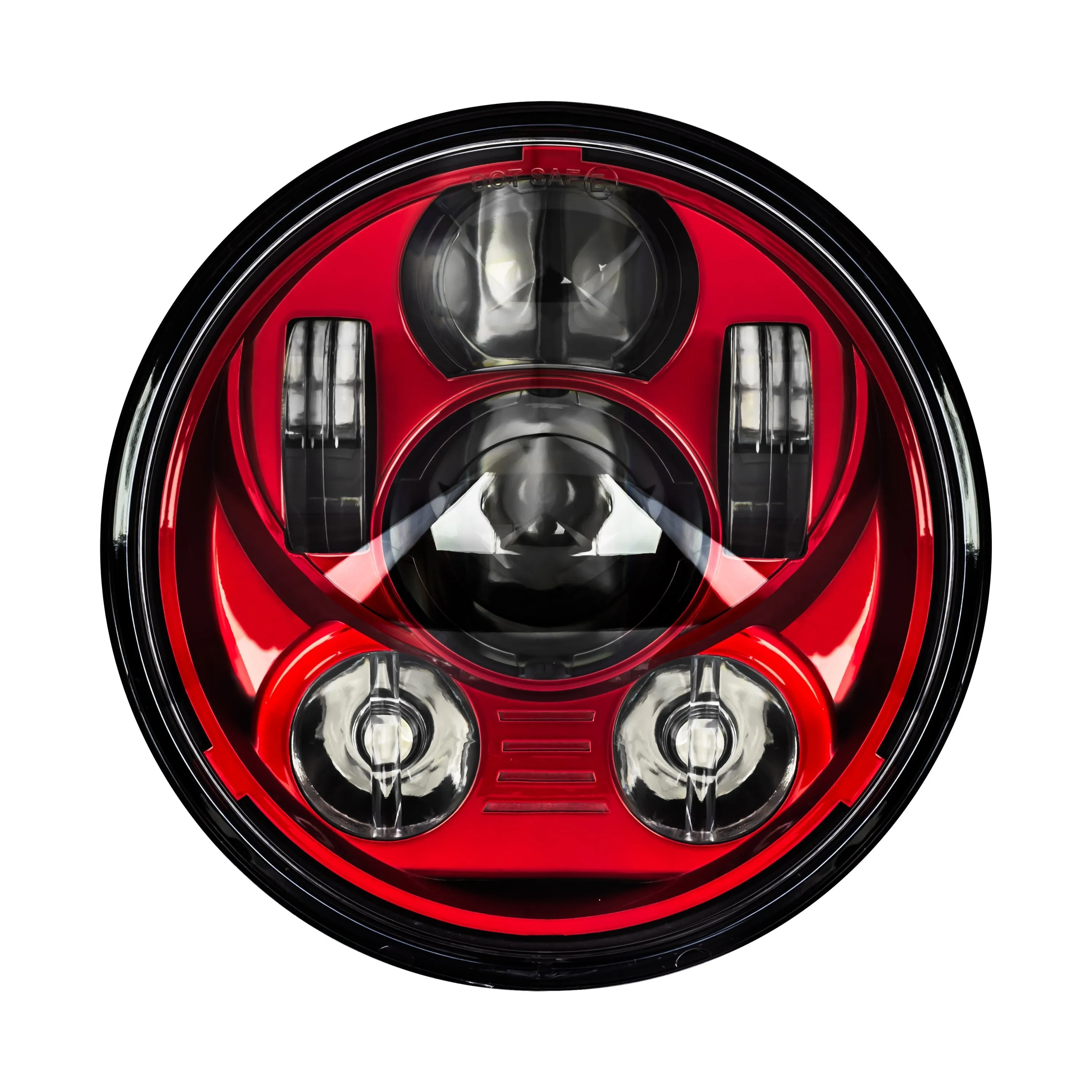 Eagle Lights 5 3/4" Generation III Red LED Projection Headlight - Color Matched
