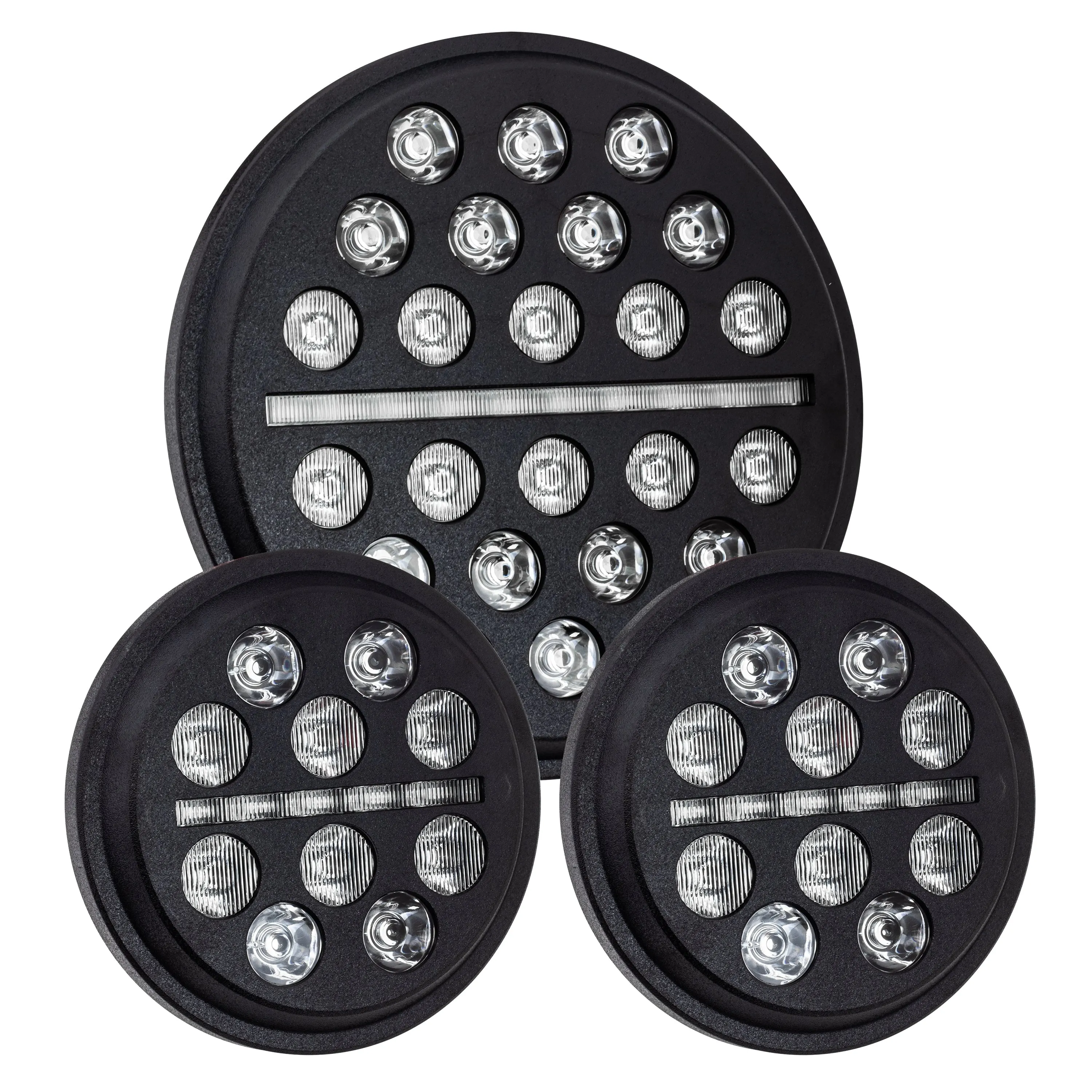 Eagle Lights Slim Line LED Headlight and Auxiliary Light Kit for Harley Davidson / Indian Motorcycle