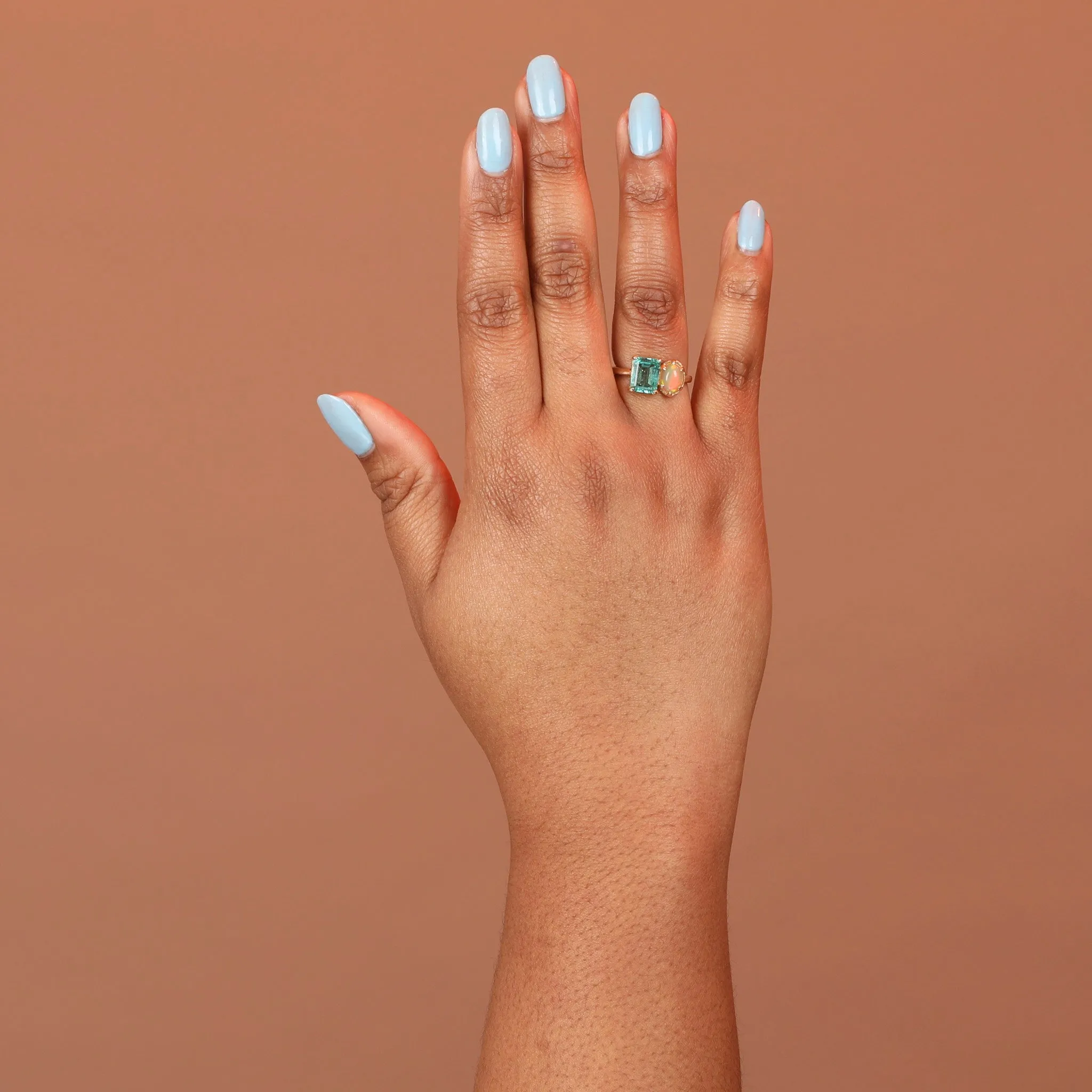 Emerald & Opal Ring