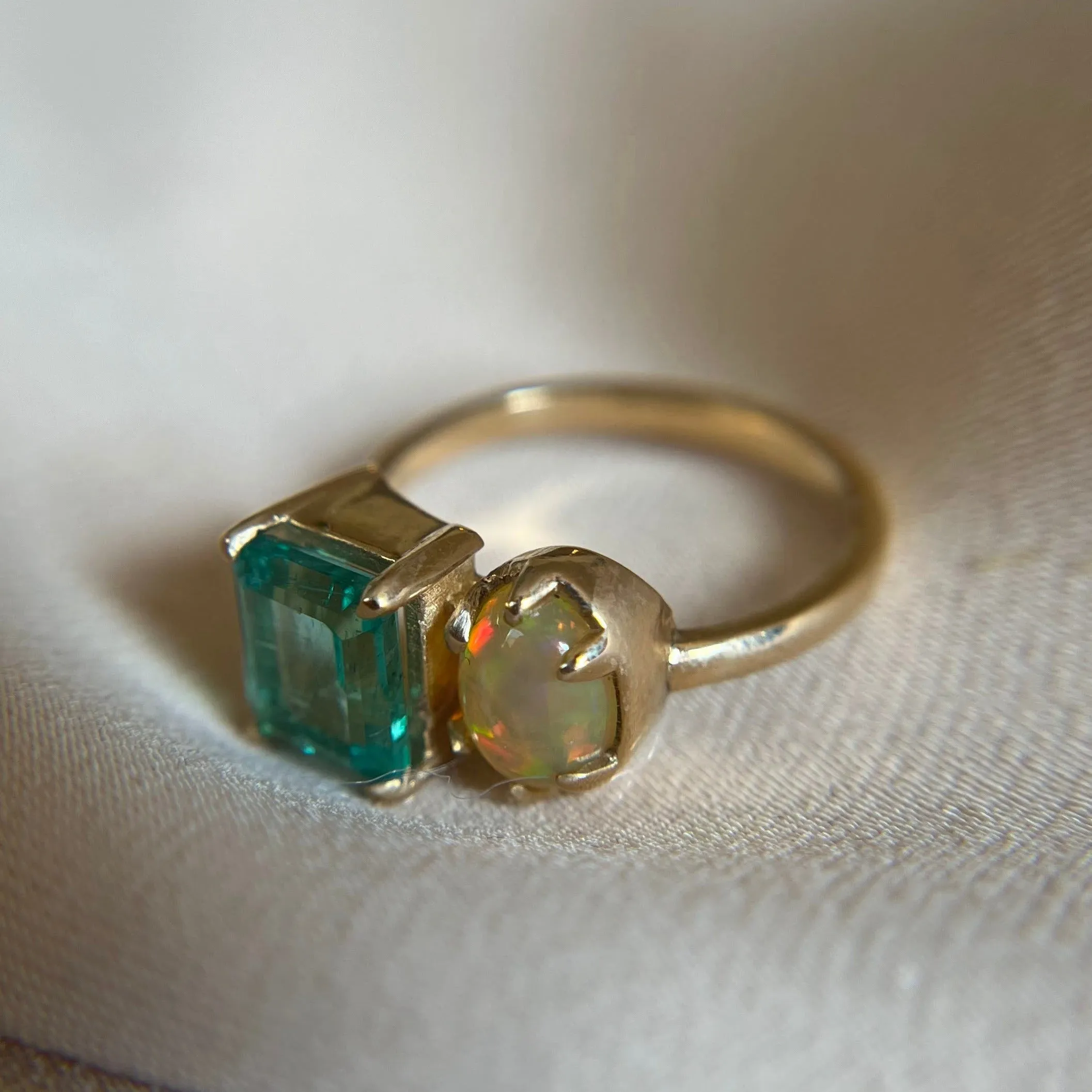 Emerald & Opal Ring