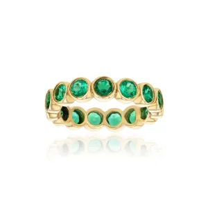 Emerald Bezel Ring