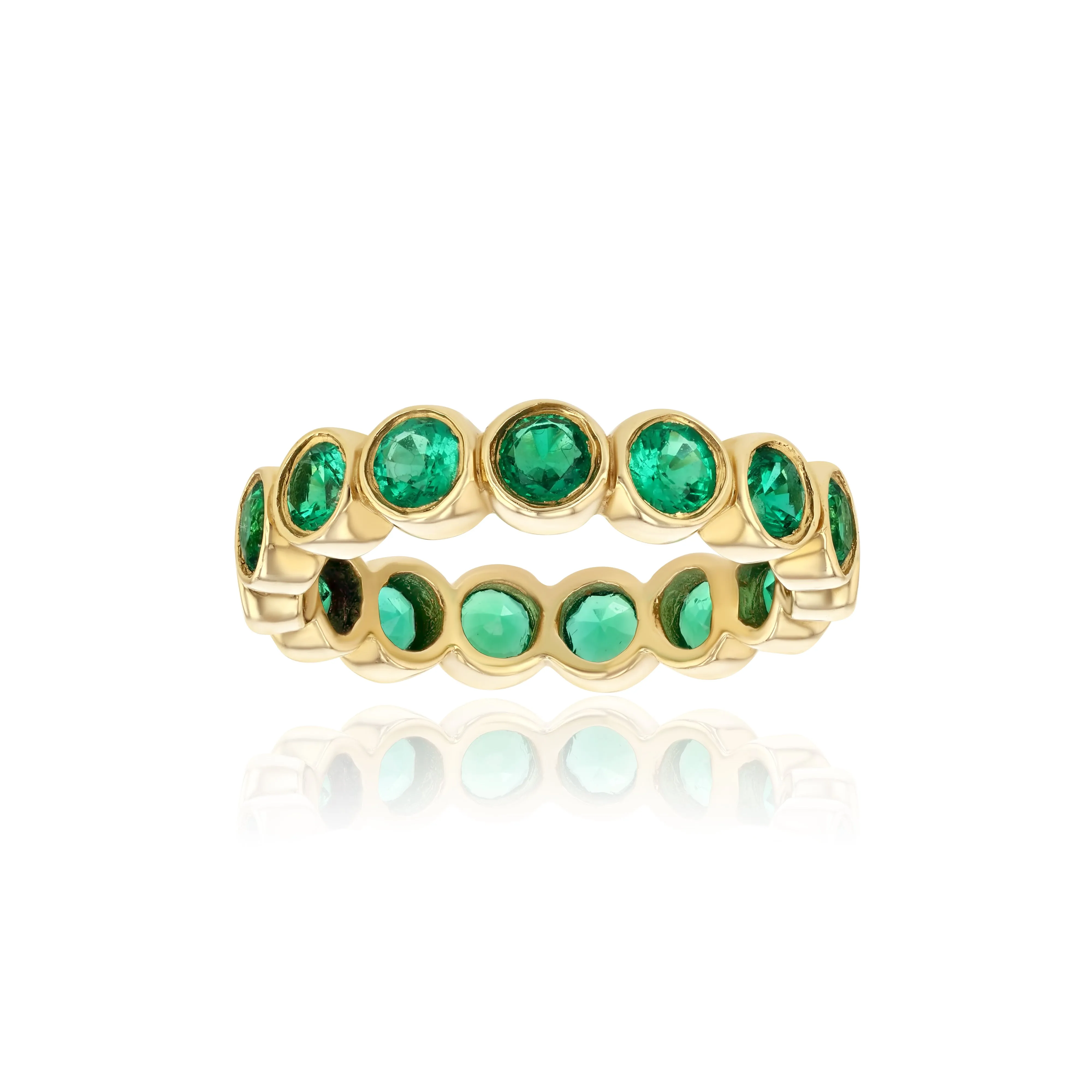 Emerald Bezel Ring