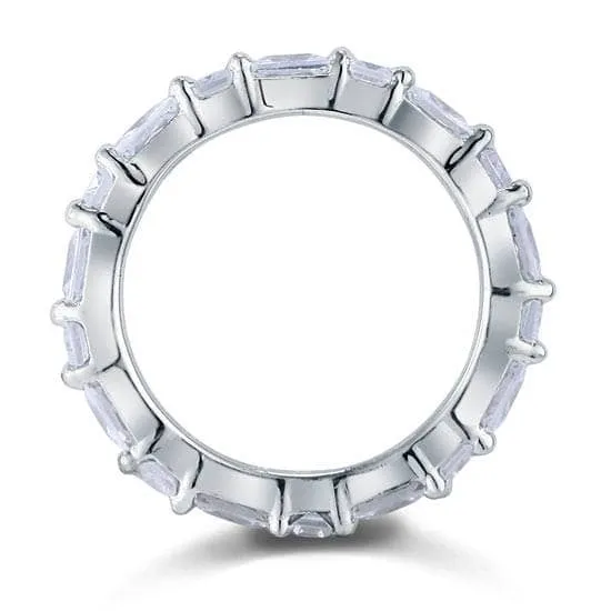 Emerald Cut Diamond Wedding Band