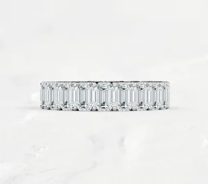 Emerald Cut Eternity Band - 6ct