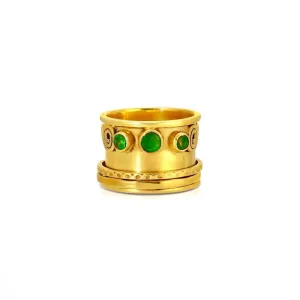 Emerald Mogul Spin Band