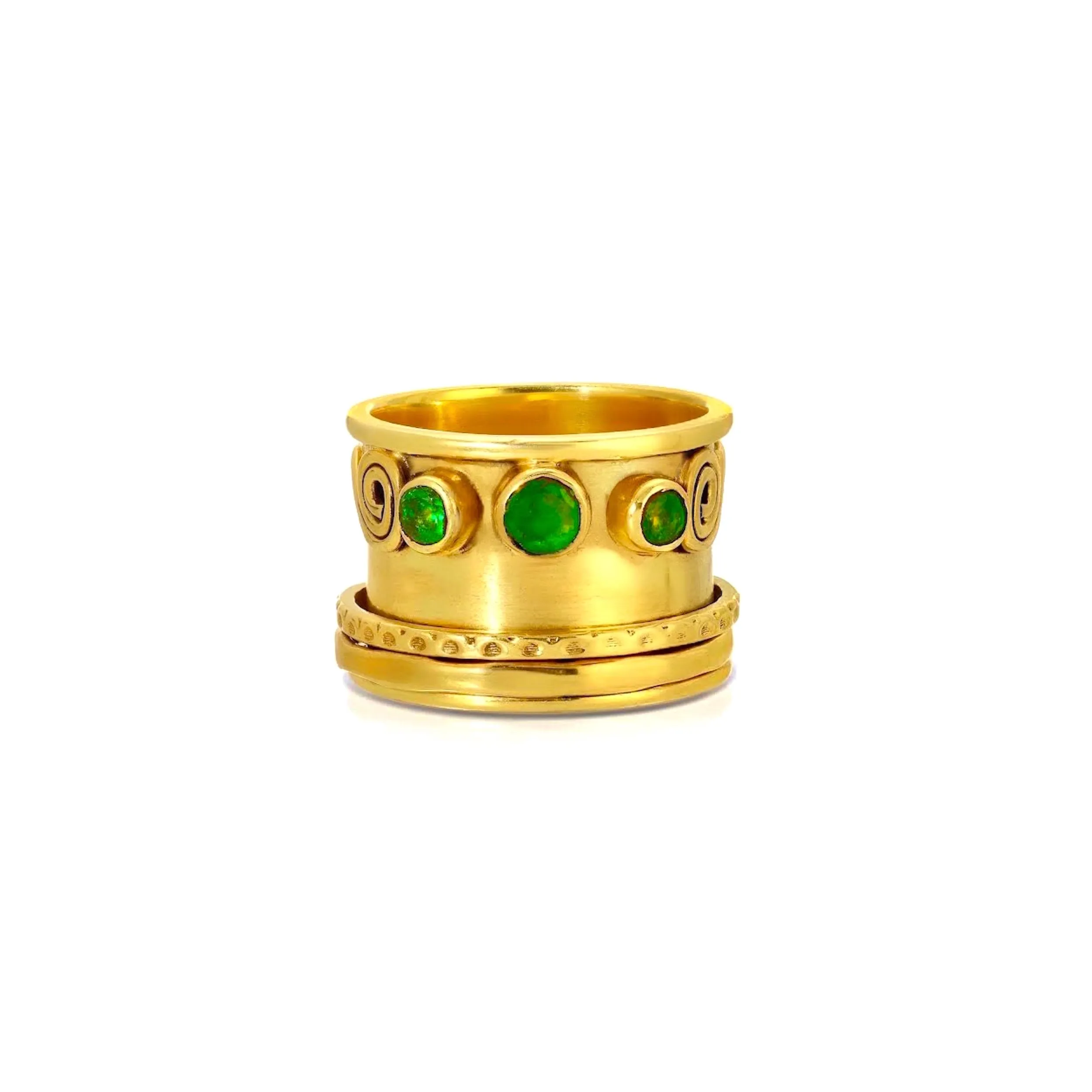Emerald Mogul Spin Band