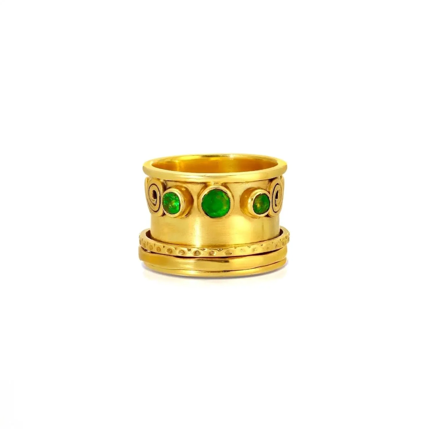 Emerald Mogul Spin Band
