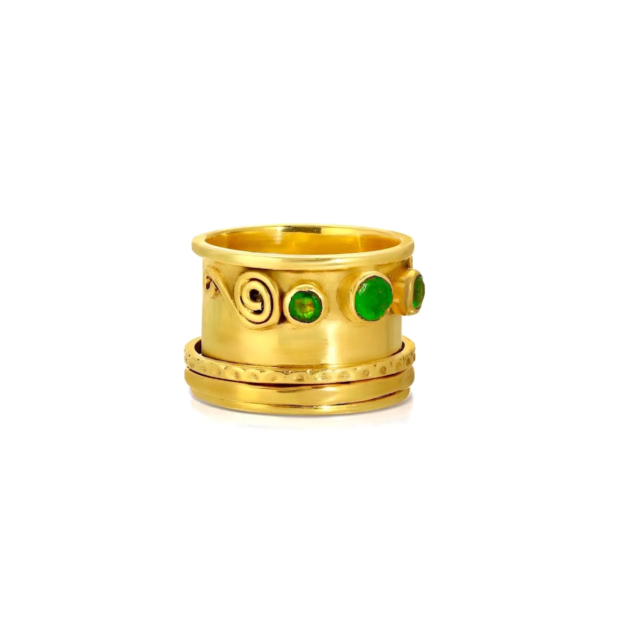 Emerald Mogul Spin Band