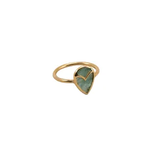 Emerald Owl Ring