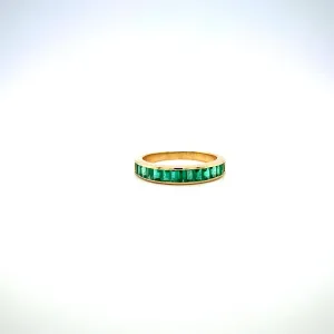 Emerald Ring in 14K Yellow Gold - KGR 16865