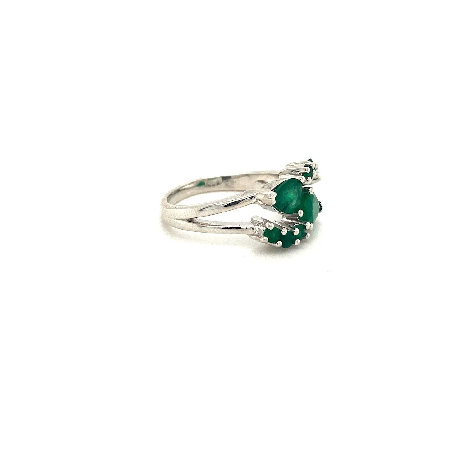 Emerald Ring in .925 Sterling Silver - KSR 11071