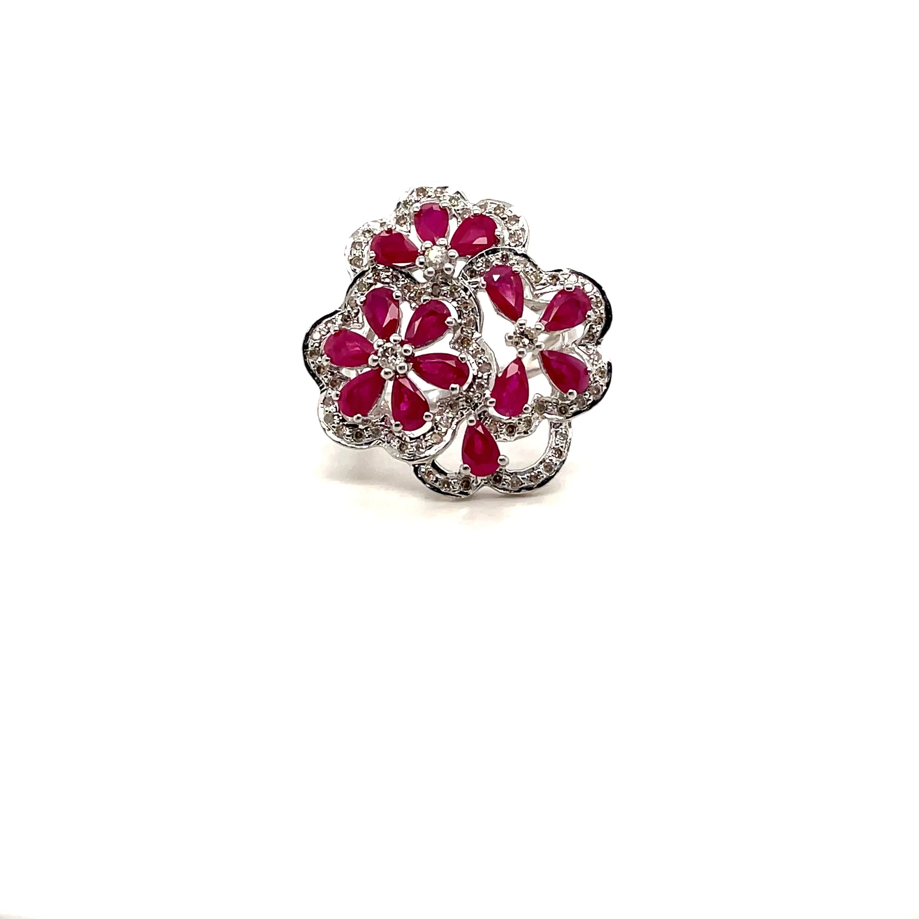 Emerald Ring in .925 Sterling Silver - KSR 11283