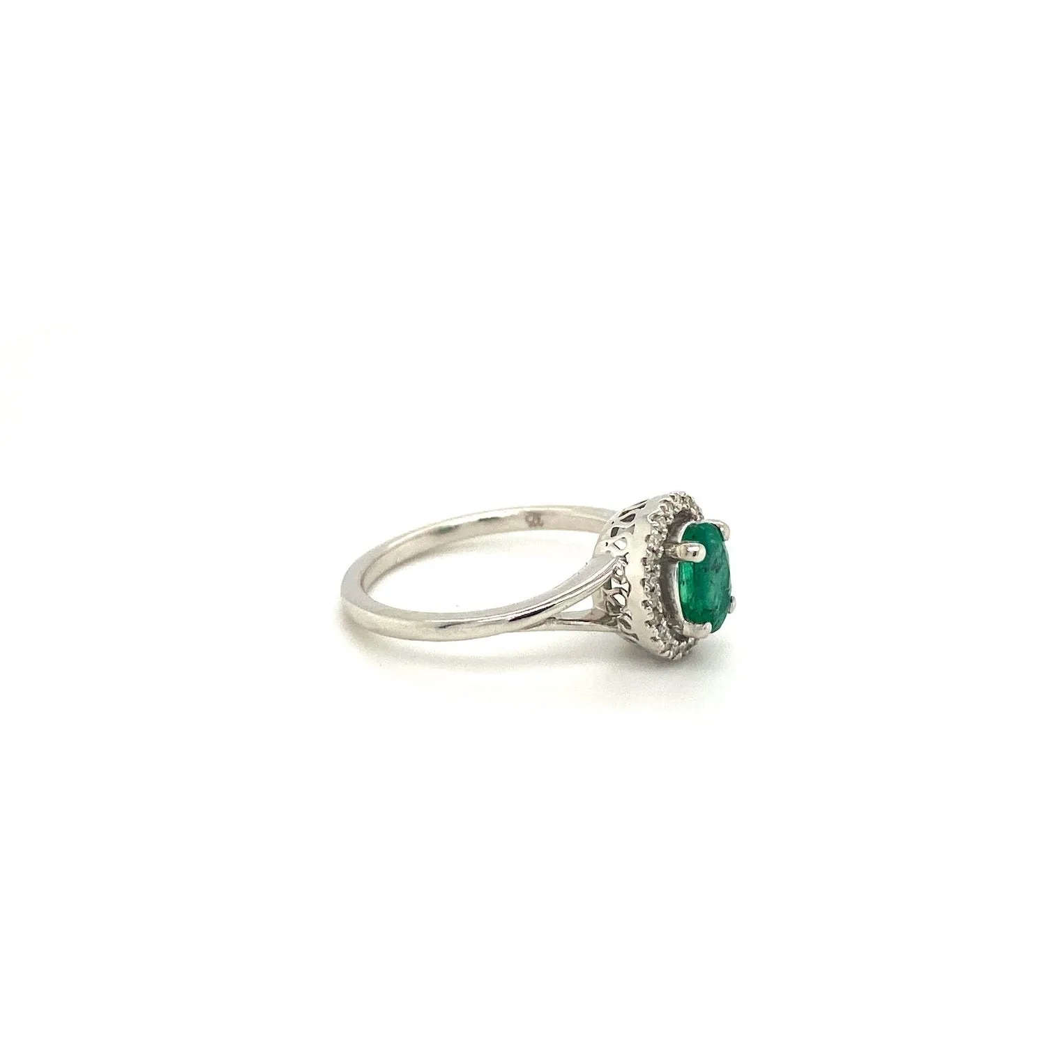 Emerald Ring in .925 Sterling Silver - KSR 11361