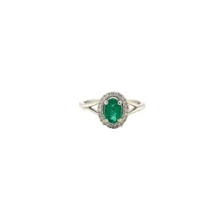 Emerald Ring in .925 Sterling Silver - KSR 11361