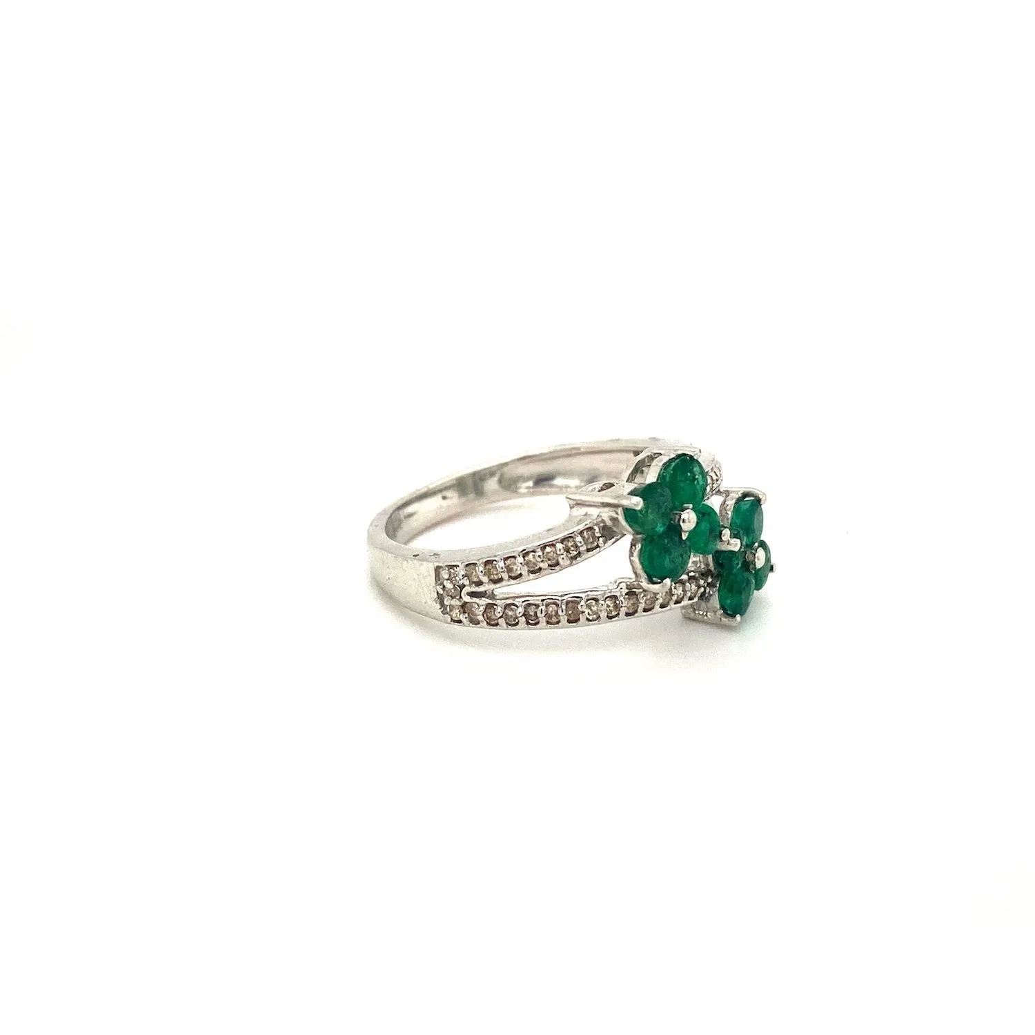 Emerald Ring in .925 Sterling Silver - KSR 12609