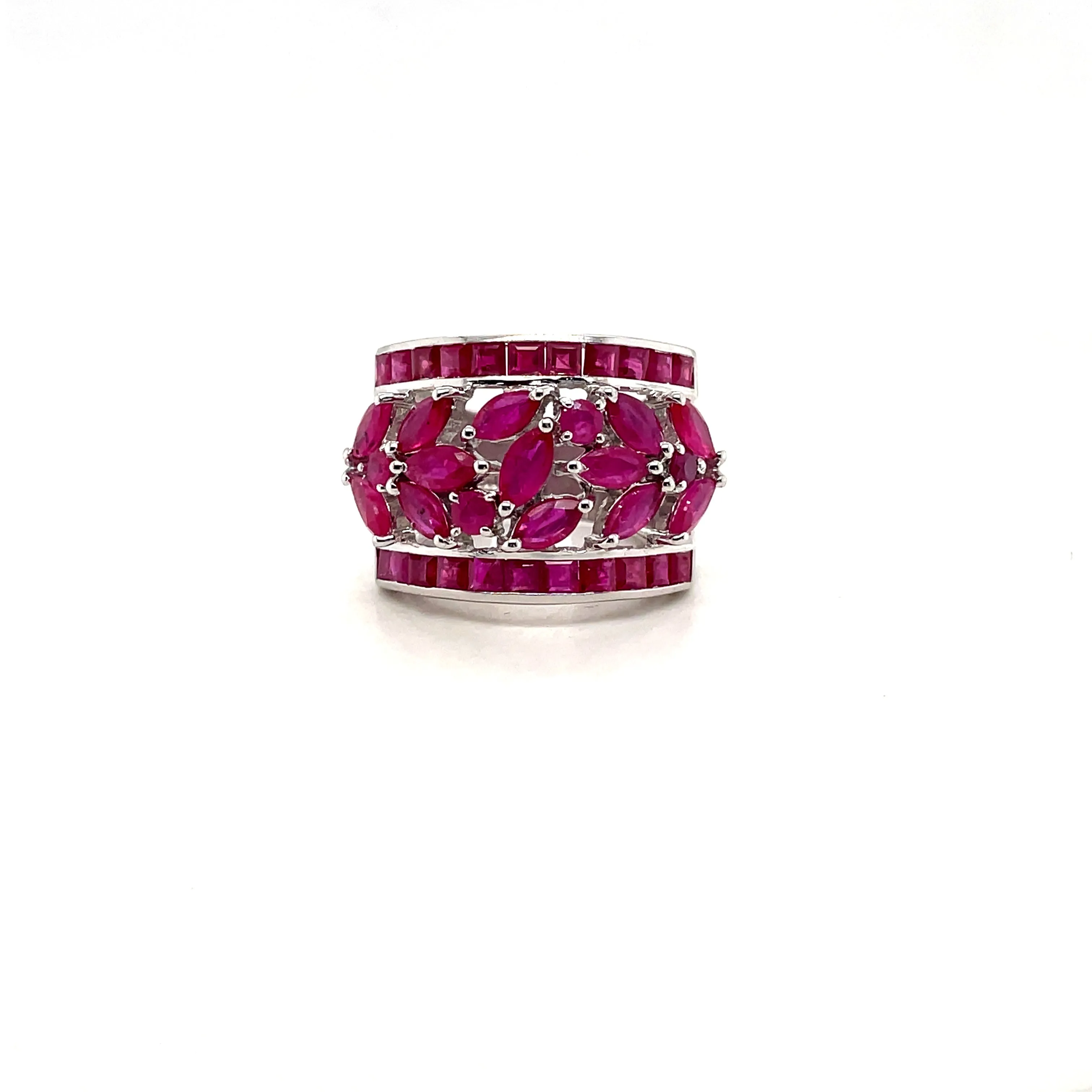 Emerald Ring in .925 Sterling Silver - KSR 13256