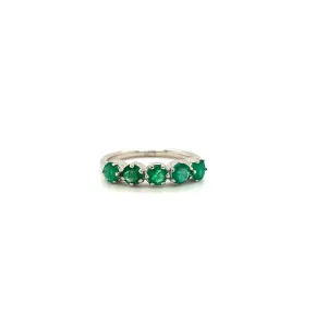 Emerald Ring in .925 Sterling Silver - KSR 14567