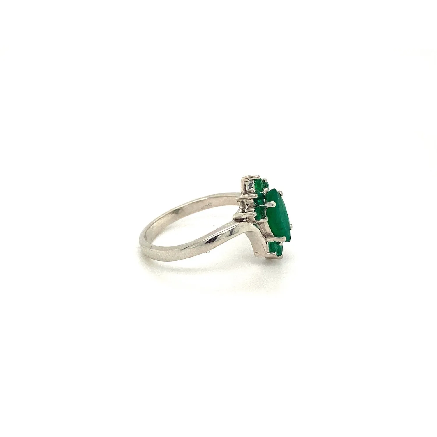 Emerald Ring in .925 Sterling Silver - KSR 14947