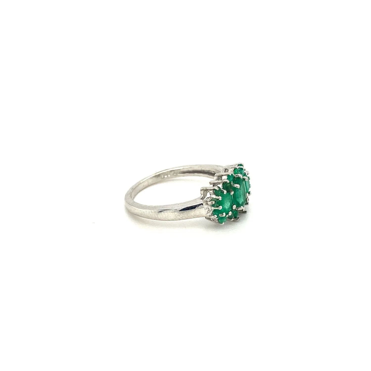 Emerald Ring in .925 Sterling Silver - KSR 15017