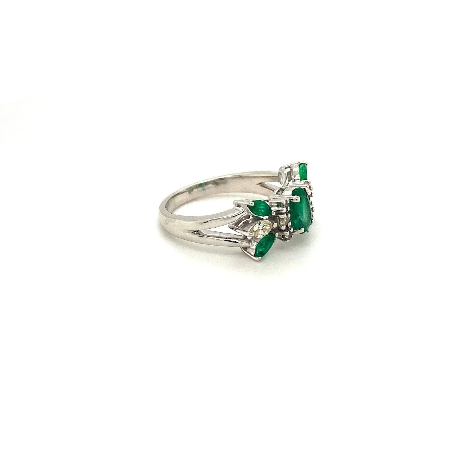 Emerald Ring in .925 Sterling Silver - KSR 15646