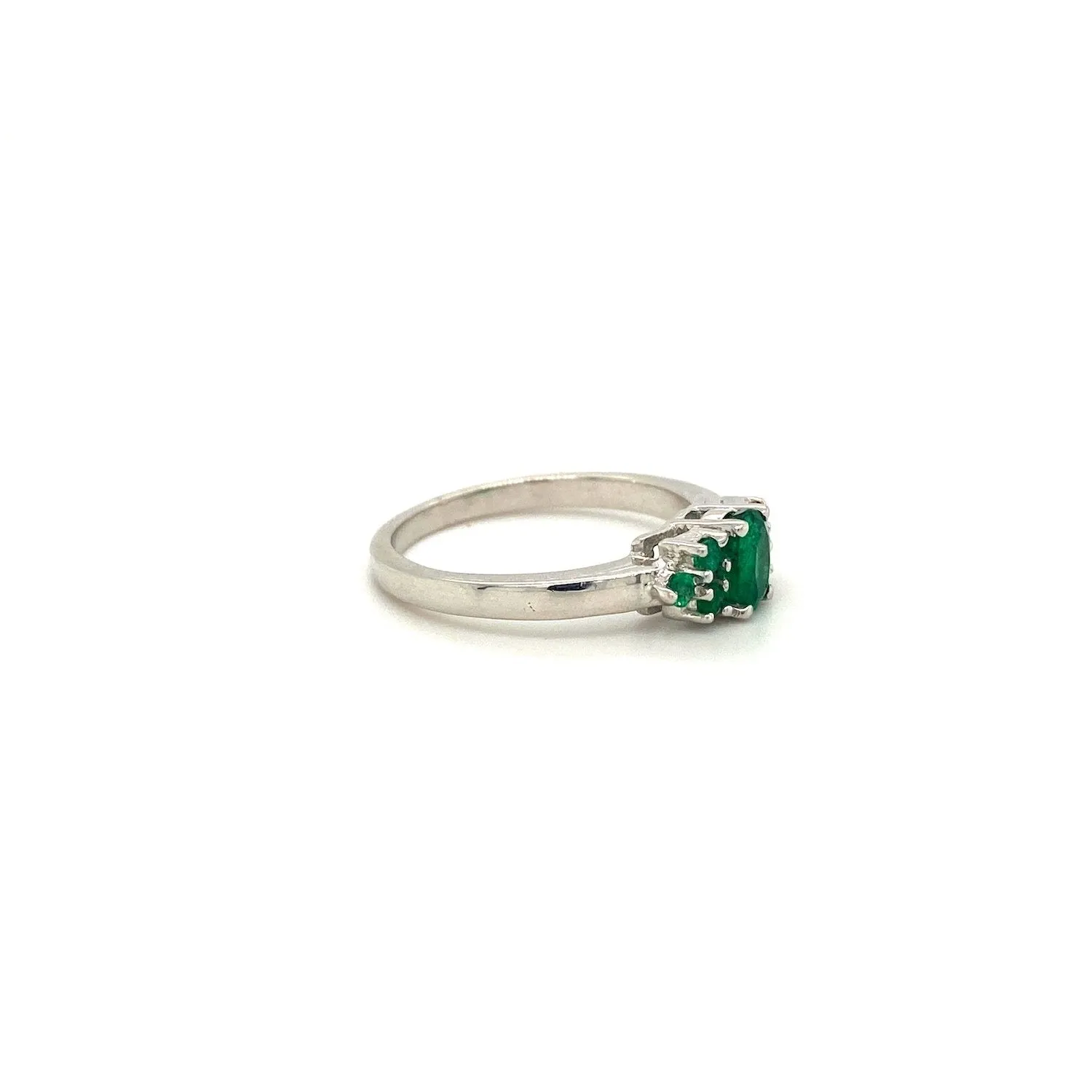 Emerald Ring in .925 Sterling Silver - KSR 15682