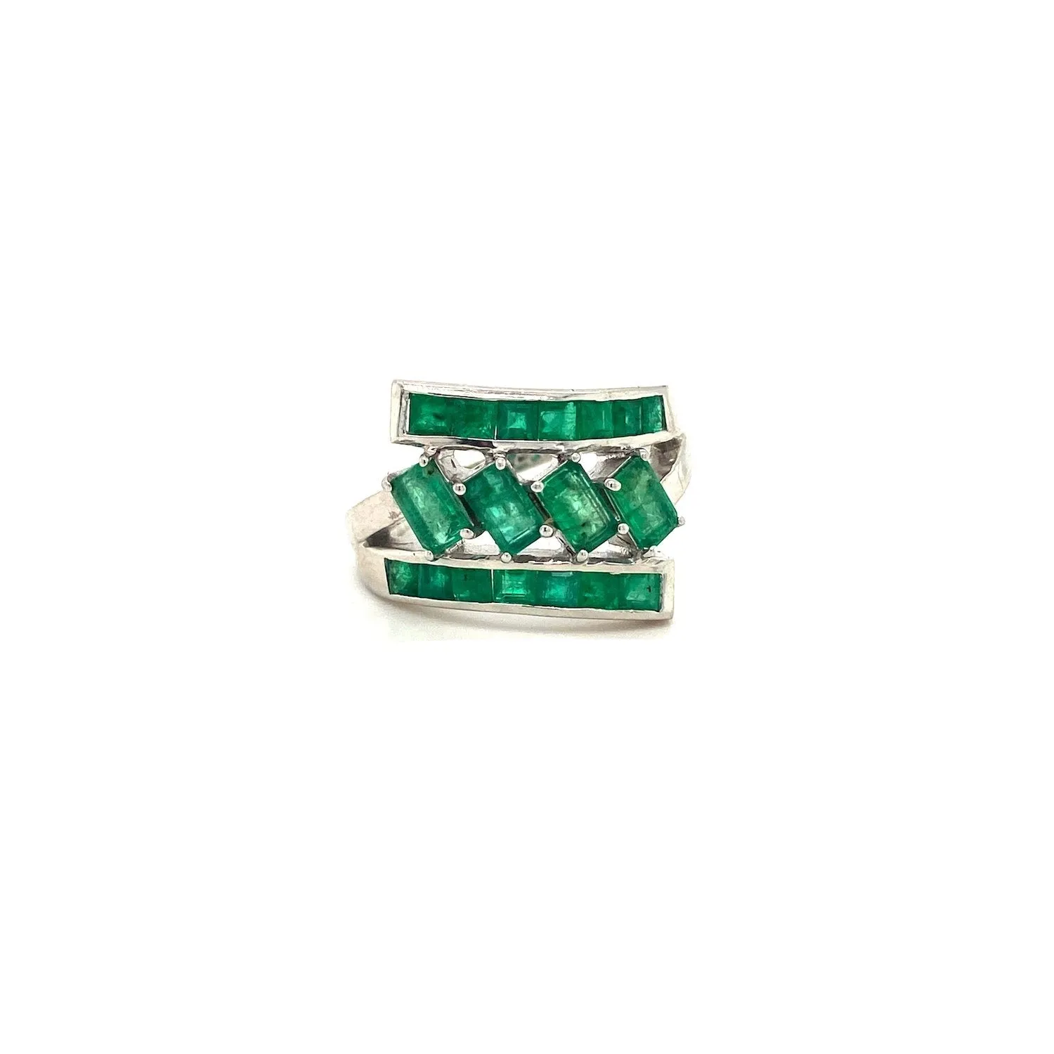 Emerald Ring in .925 Sterling Silver - KSR 16313