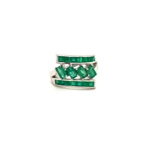 Emerald Ring in .925 Sterling Silver - KSR 16313