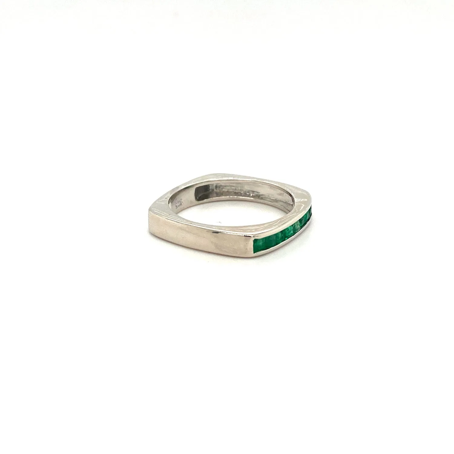 Emerald Ring in .925 Sterling Silver - KSR 17598