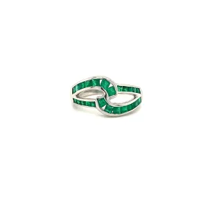 Emerald Ring in .925 Sterling Silver - KSR 17771