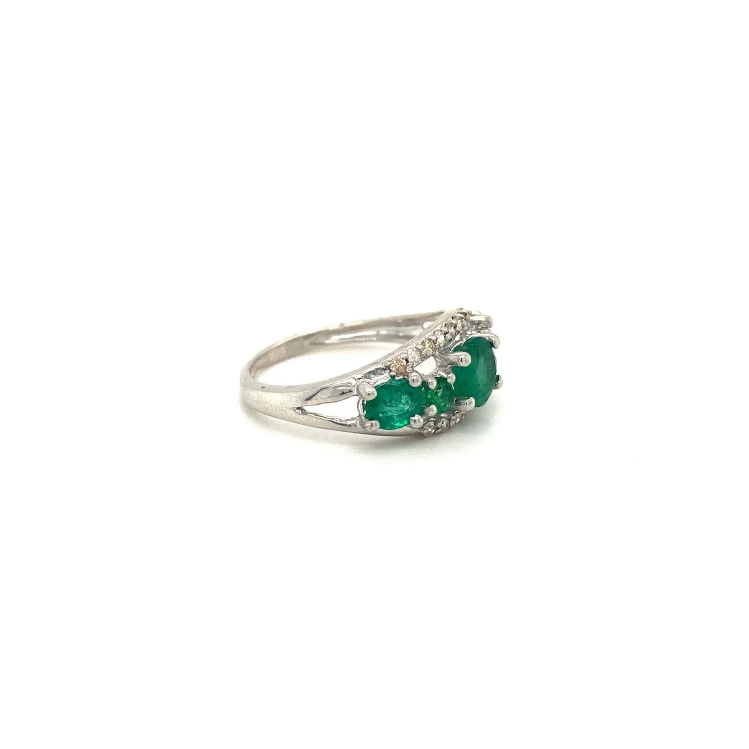 Emerald Ring in .925 Sterling Silver - KSR 18311