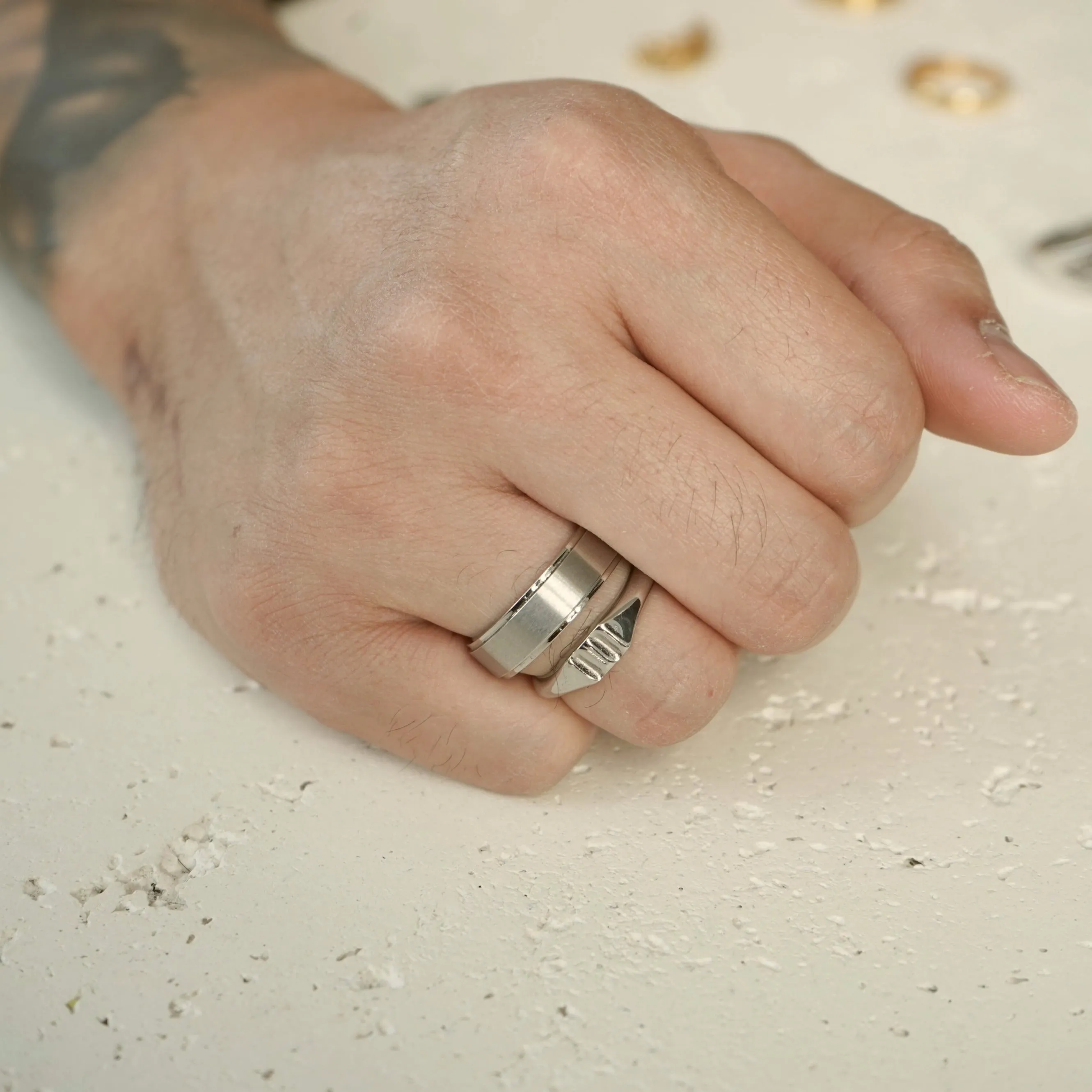 Essential Rings Set (Silver)