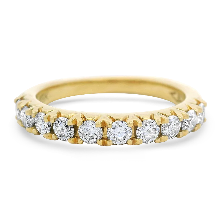 Estate 18k Yellow Gold Dimond Band
