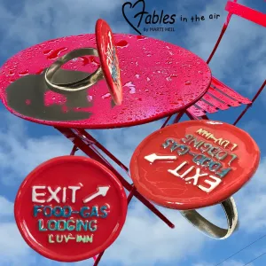 EXIT to  LUV-INN Gum-ball Ring