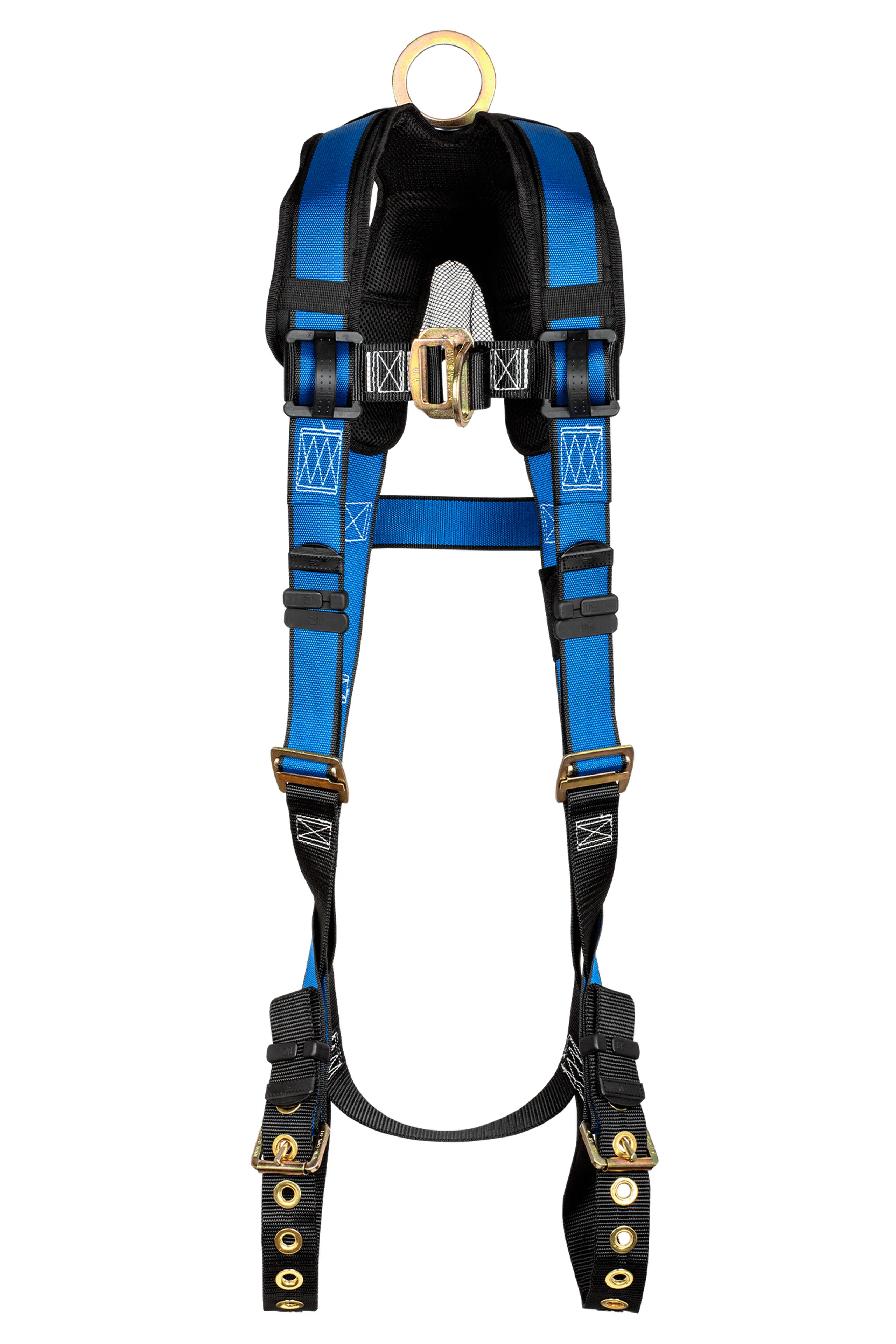 FallTech 7016BFD Contractor  Front 1D Standard Non-belted Full Body Harness (each)