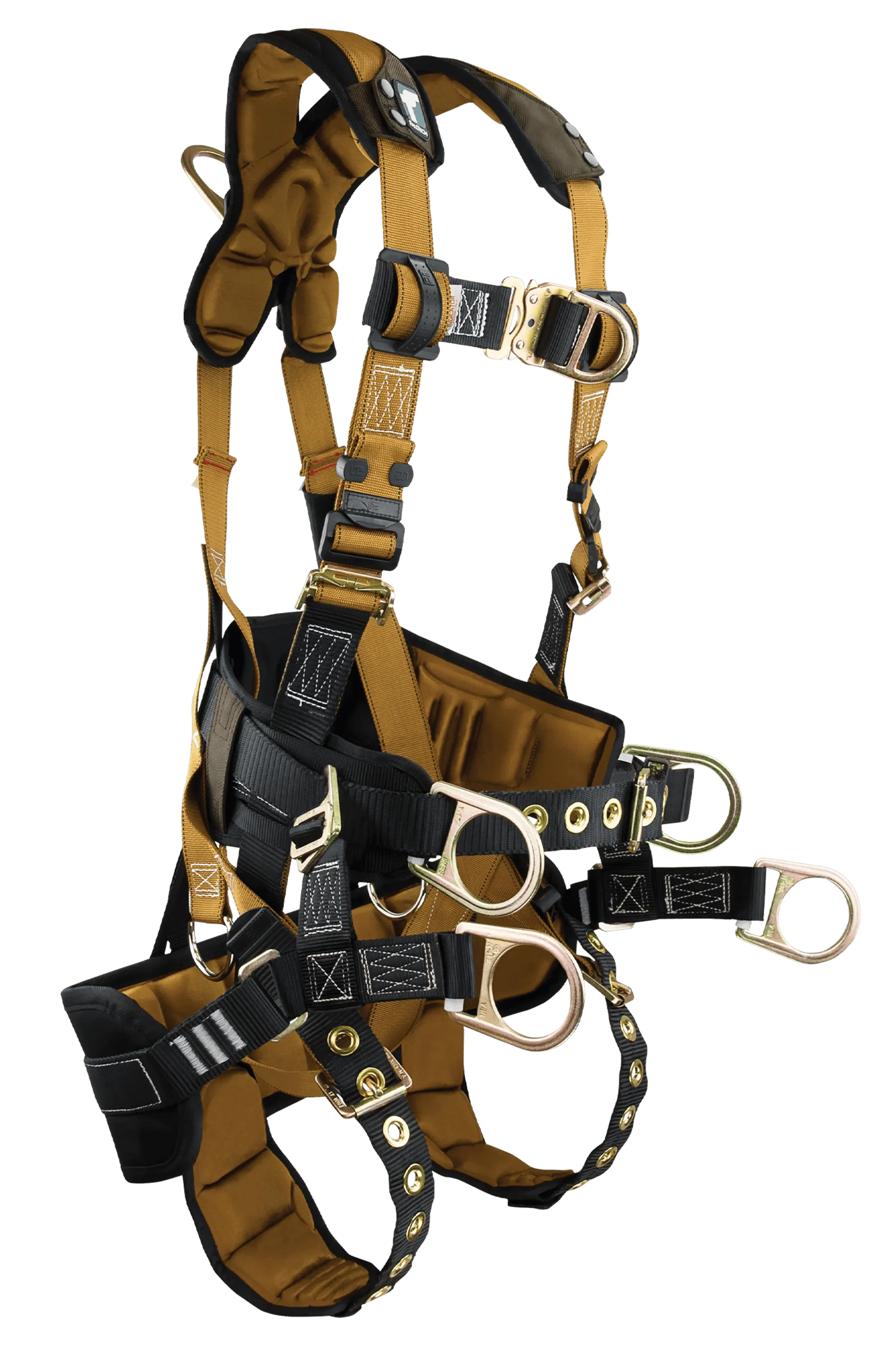 FallTech 7084 ComforTech 6D Tower Climber Full Body Harness